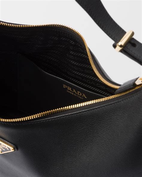 prada arqué large leather shoulder bag